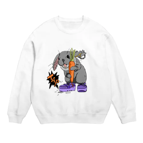 ちょっとパンクうさぎ Crew Neck Sweatshirt