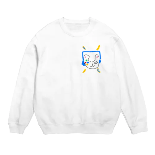 みんねこグッズ Crew Neck Sweatshirt