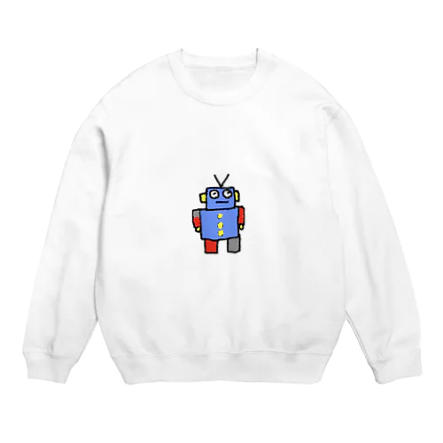 ロボくん。 Crew Neck Sweatshirt