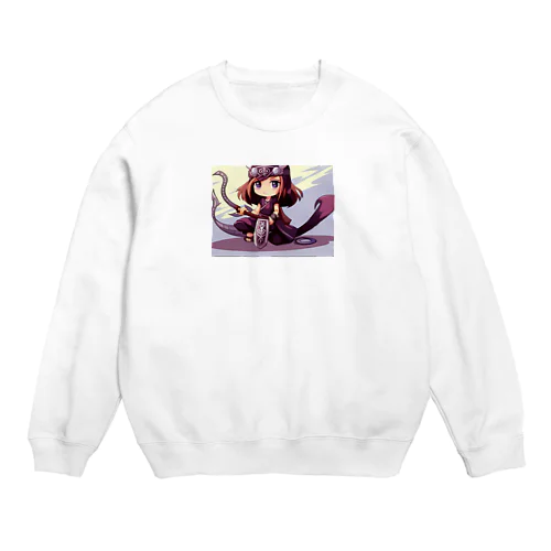 バジルミスティクアイ Crew Neck Sweatshirt