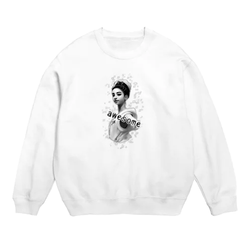 awesome Crew Neck Sweatshirt