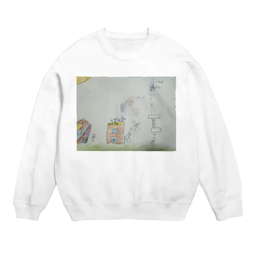 小学二年生の息子くんの冒険1 Crew Neck Sweatshirt