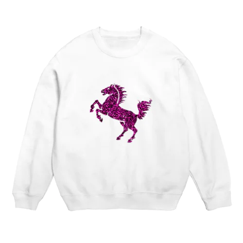 馬　sequinspink Crew Neck Sweatshirt