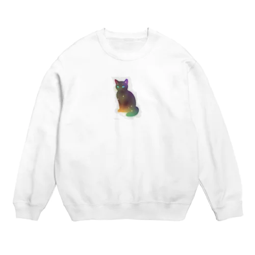 くろねこ Crew Neck Sweatshirt