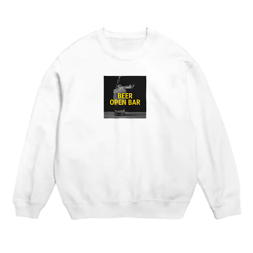 BEER-ビール Crew Neck Sweatshirt