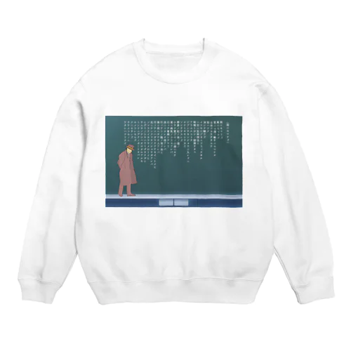 雨ニモマケズ　宮沢賢治 Crew Neck Sweatshirt