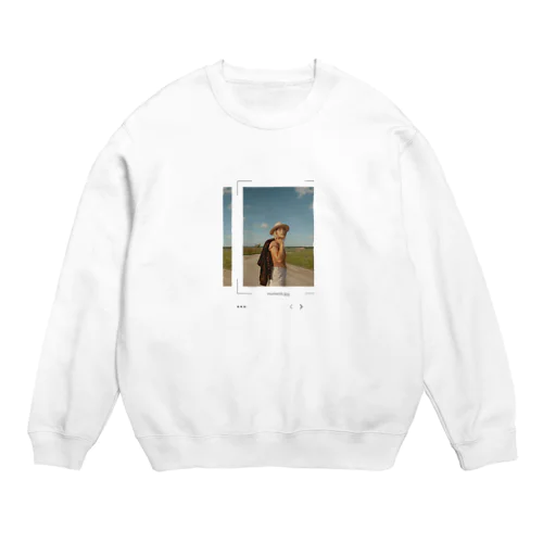 ポラロイド写真 Crew Neck Sweatshirt