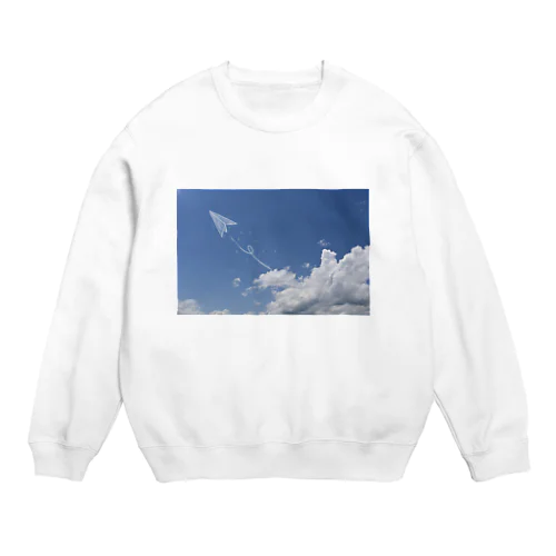 紙飛行機雲 Crew Neck Sweatshirt