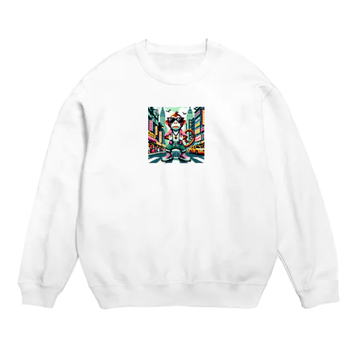 バッドアスファンキーモンキー Crew Neck Sweatshirt