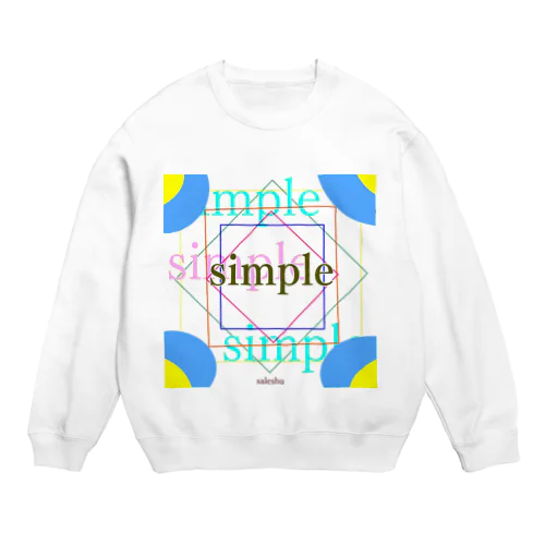 simple8 Crew Neck Sweatshirt