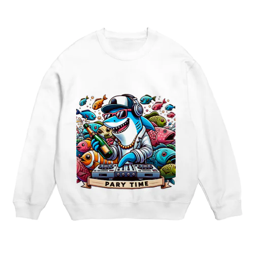 DJシャーク(PARY TIME) Crew Neck Sweatshirt