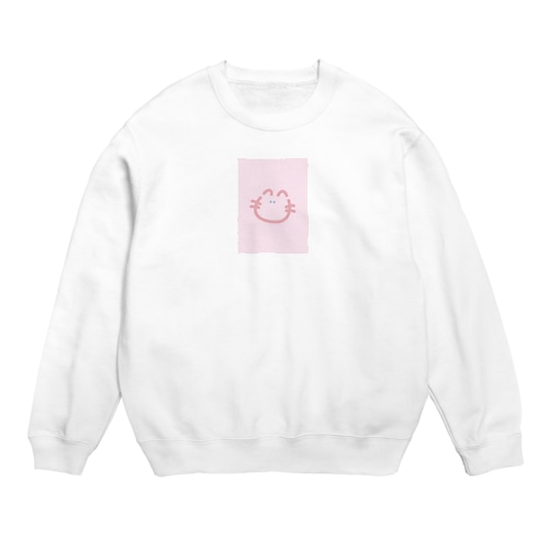 モモイロのねこ Crew Neck Sweatshirt