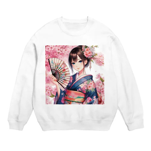 日本のアニメ① Crew Neck Sweatshirt