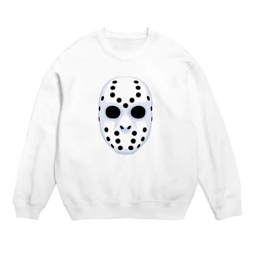 ホラーなホッケーマスク Crew Neck Sweatshirt