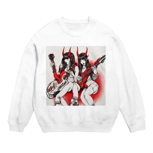 赤デビル女ダ・ゾーン Crew Neck Sweatshirt