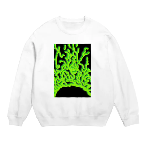 ミトコンドリア(手描き) Crew Neck Sweatshirt