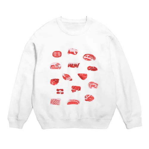 おにくたち Crew Neck Sweatshirt