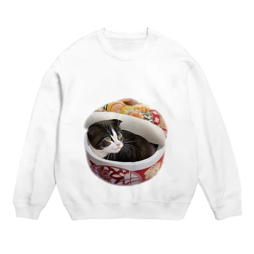 突然迷い込んだ子猫ちゃん（アニメVer.） Crew Neck Sweatshirt