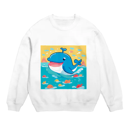 楽しい海の中 Crew Neck Sweatshirt