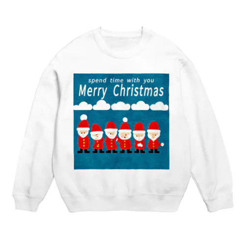 あなたと過ごすクリスマス　spend christmas with you Crew Neck Sweatshirt