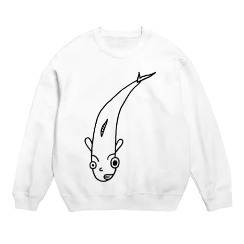 上から見たフィッシュ Crew Neck Sweatshirt