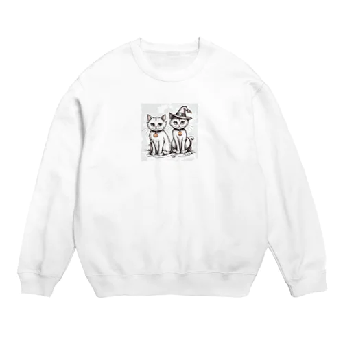 ハッピーニャロウィン#2 Crew Neck Sweatshirt