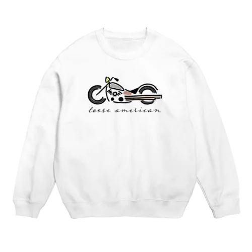 ゆるいアメリカン Crew Neck Sweatshirt