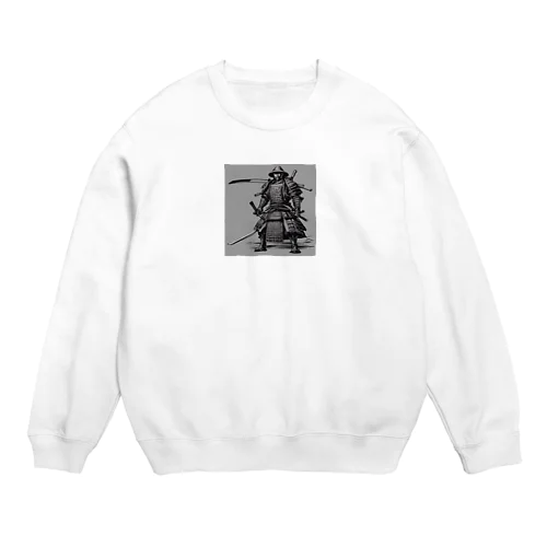 渋い 侍 Crew Neck Sweatshirt