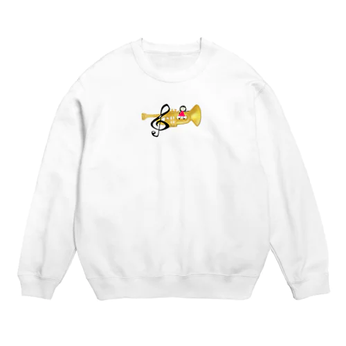 トランペットとわたし Crew Neck Sweatshirt