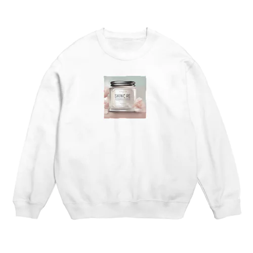 スキンケアクリーム（Skincare Cream） Crew Neck Sweatshirt