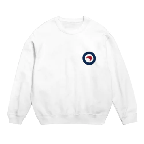 国籍マーク　ニュージーランド（ワンポイント） Crew Neck Sweatshirt