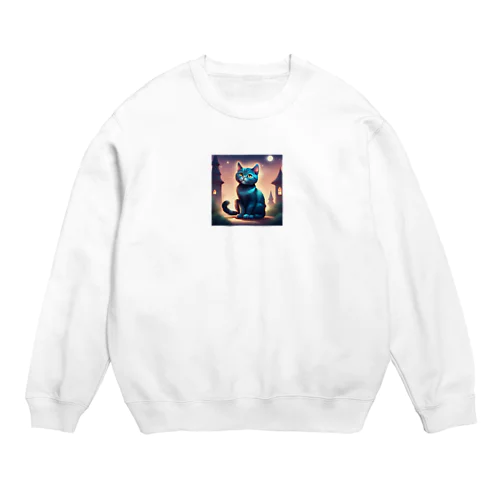 にゃんだふる Crew Neck Sweatshirt