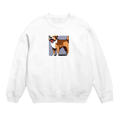 ドット絵イヌ Crew Neck Sweatshirt