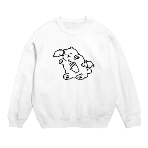 ぽーらーどっぐ Crew Neck Sweatshirt