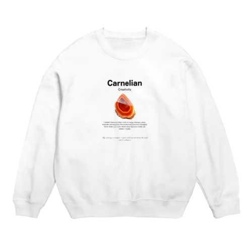 カーネリアン・クリエイティビティ・ブースター Crew Neck Sweatshirt