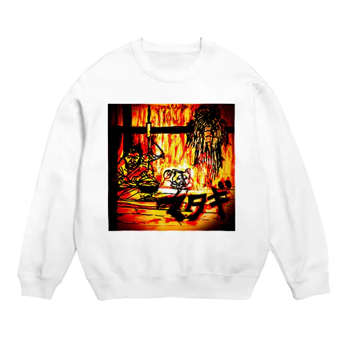 maguro いや　matagi Crew Neck Sweatshirt