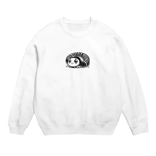 ムカデ君 Crew Neck Sweatshirt