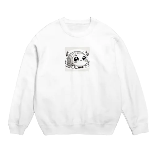 芋虫さん Crew Neck Sweatshirt