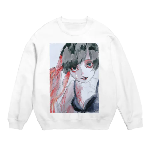 一緒に逝ってあげる Crew Neck Sweatshirt