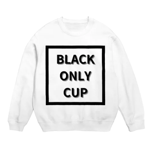 BLACK Crew Neck Sweatshirt
