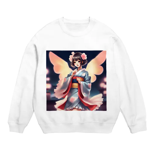 和服少女 Crew Neck Sweatshirt