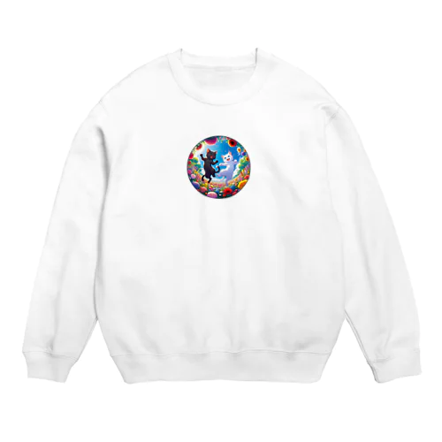 ブルースカイフラワーダンス Crew Neck Sweatshirt