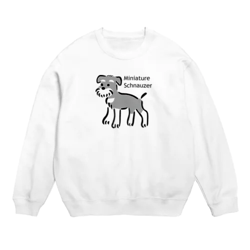 ソルト＆ペッパー_耳垂れ Crew Neck Sweatshirt