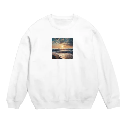 綺麗な海 Crew Neck Sweatshirt