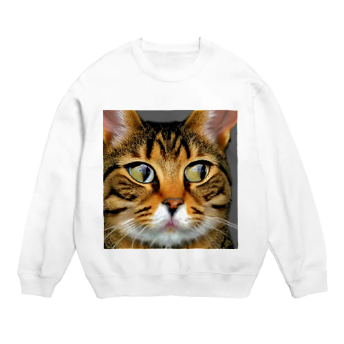 我輩猫 Crew Neck Sweatshirt