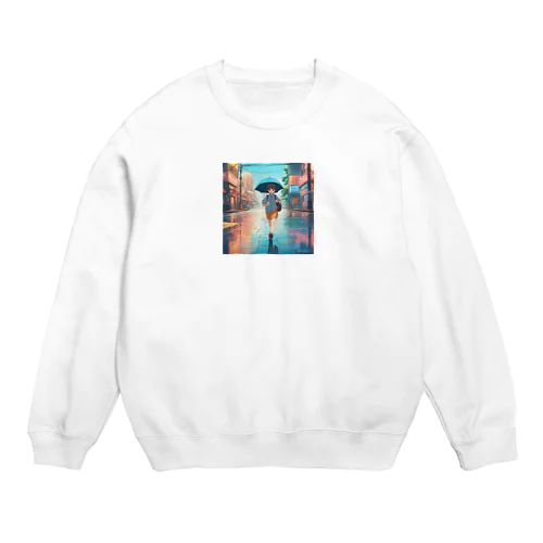 雨 Crew Neck Sweatshirt