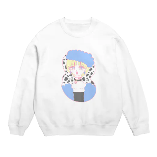 だるめしあんぶるぅ。 Crew Neck Sweatshirt