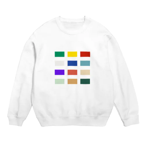 カラーパレット Crew Neck Sweatshirt