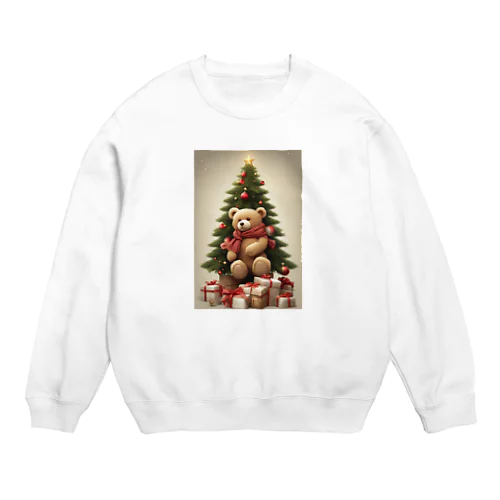 クリスマス テディーベアの思い出 Crew Neck Sweatshirt