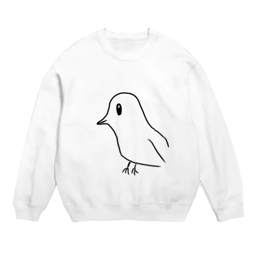 友達が書いた鳥 Crew Neck Sweatshirt